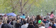 Фото с места события собственное. Миллионы мыльных пузырей надули жители Иркутска. Автор фото: РИА IrkutskMedia. 6 из 8