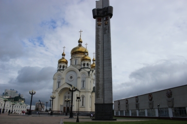 мемориальный комплекс площадь Славы. Автор фото: Евгений Никитенко, корр. ИА AmurMedia