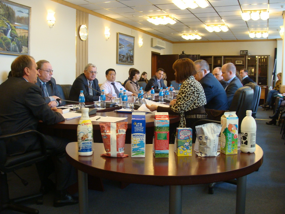 Заседание по качеству молока в администрации Приморского края