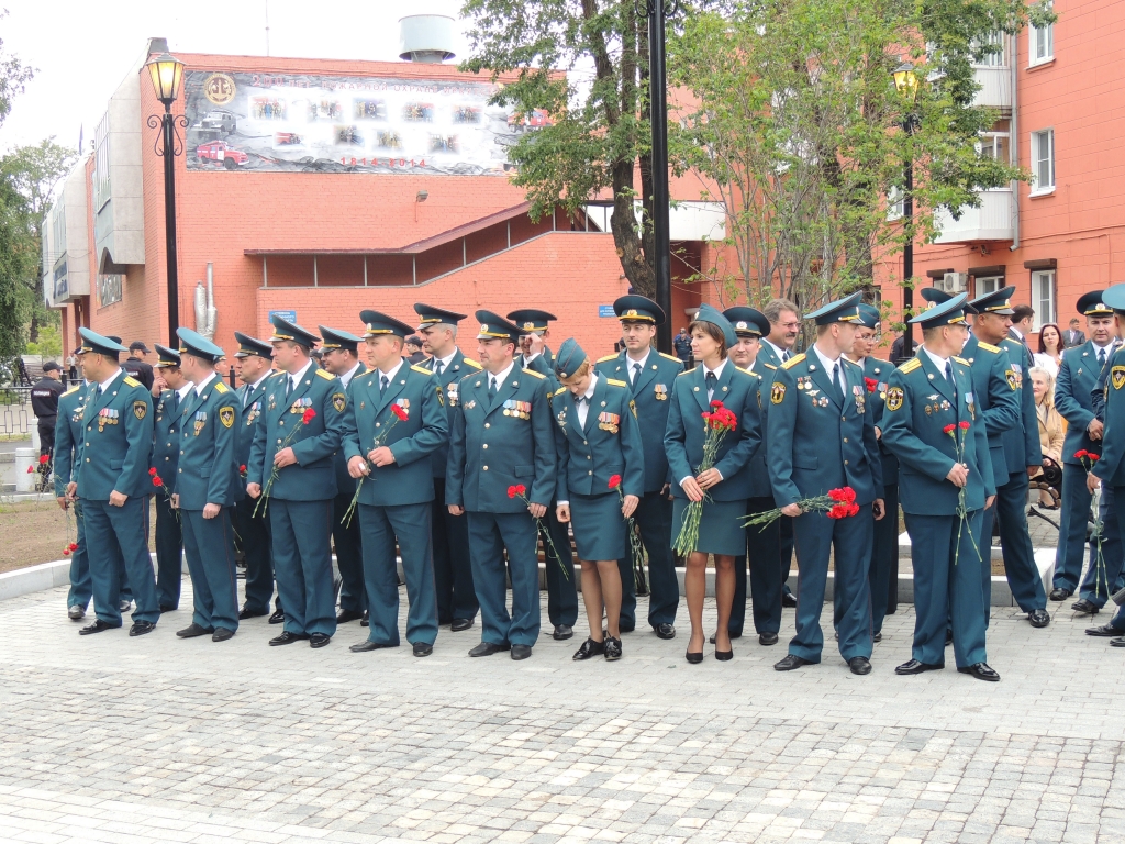 Памятник пожарным и спасателям открылся в Иркутске