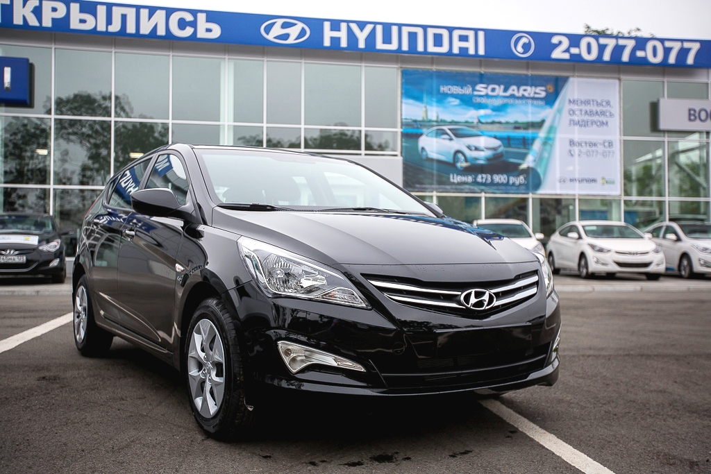 новый hyundai solaris 2014 
