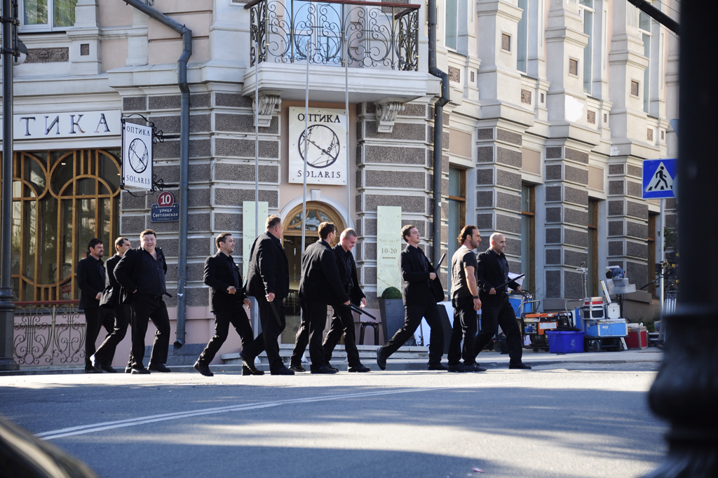 фото со съёмок фильма The Old Bodyguard