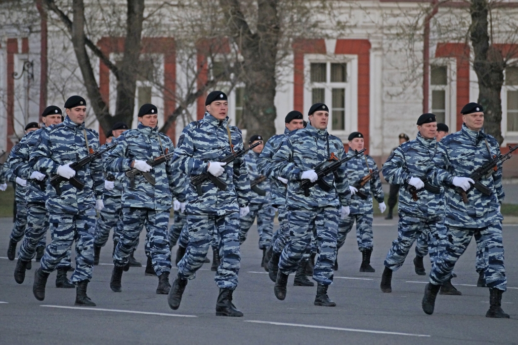 Генеральная репетиция парада Победы прошла в Иркутске