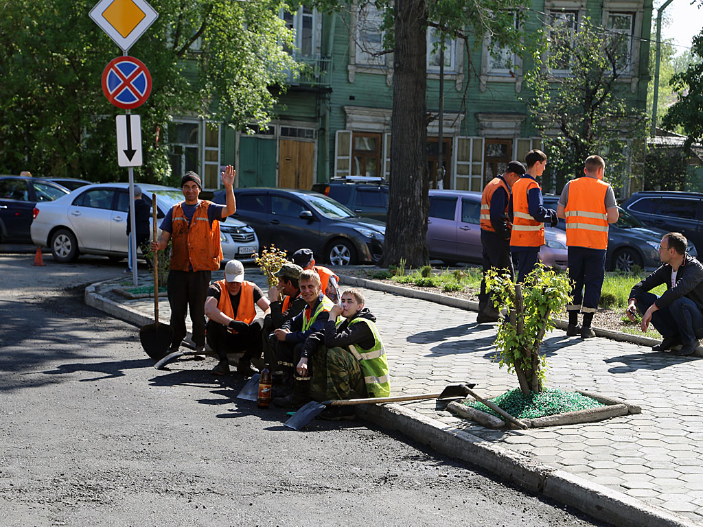 Улицу Рабочую в Иркутске перекрыли на ремонт до вечера 25 мая