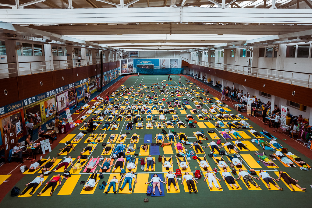Владивостокцы на фестивале йоги