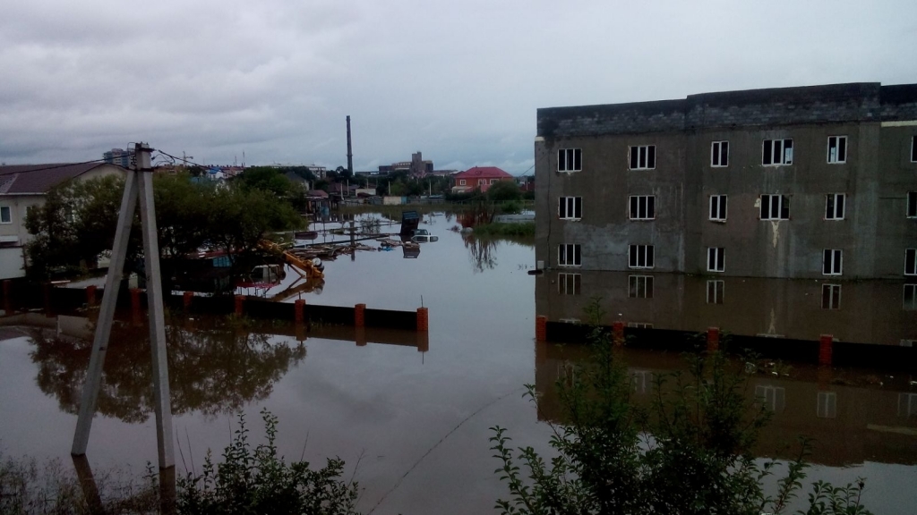 Уссурийск под водой: как город превратился в море