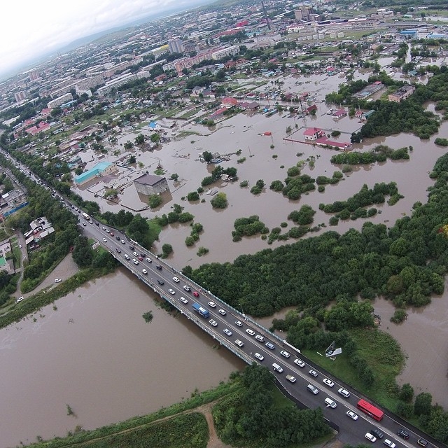 Соцсети Приморья наводнил потоп в Уссурийске