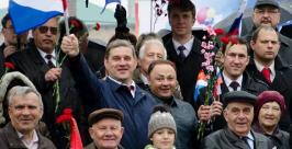 Первомайская демонстрация во Владивостоке Геннадий Шишкин