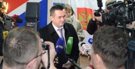 Владимир Миклушевский на выборах пресс-служба АПК