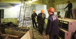 Демонтаж группового щита управления  пресс-служба ОАО &quotДальтехэнерго&quot