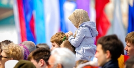 Дети на пасхальном молебне Антон Балашов