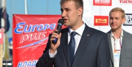 Президент бизнес-спартакиады поприветствовал участников  Карина Нескородьева