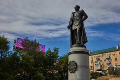 Памятник графу Н.Н. Муравьеву-Амурскому Дмитрий Осипчук, ИА PrimaMedia