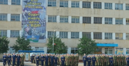 на плацу построились все бойцы военной части Кузора Валерия, РИА PrimaMedia
