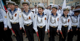 Воспитанники патриотических кружков Владивостока Антон Балашов, РИА PrimaMedia