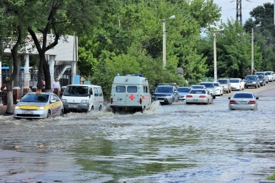 Подтопления затрудняют движение в четырёх округах Приморья