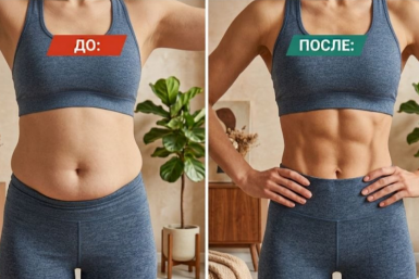 Стальной пресс вместо мягкого пузика – к октябрю: по 3 наклона в день без инвентаря