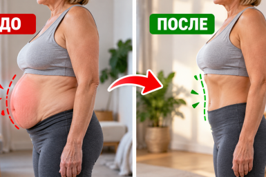 Живот висит как пакет после 50: сработает только 1 мини-программа – 2 недели по 10 минут в день