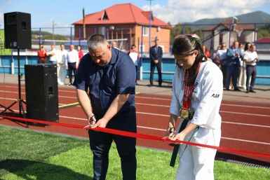 Новый стадион открылся в Партизанском округе