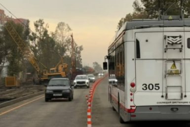 Первые автомобили проехали по обновленному Фадеевскому путепроводу в Краснодаре Пресс-служба администрации Краснодара