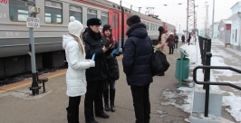 На перроне станции Уссурийск ЛО МВД России на ст. Уссурийск