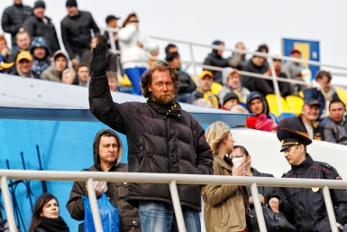 Необычный болельщик Александр Хитров, РИА PrimaMedia