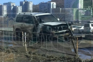 Очередной Land Cruiser сгорел во Владивостоке группа dps_vl