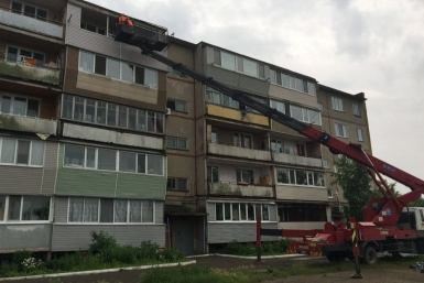 Демонтаж лоджий аварийного дома пресс-слкжба администрации Уссурийска