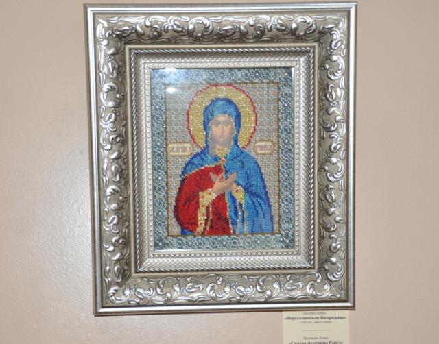 Иконы, вышитые бисером