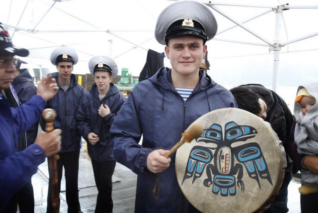 Курсанты Паллады в Ситке