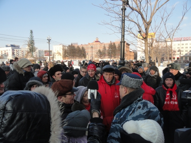 Митинг в хабаровске сми. Хабаровск митинг 23 января. Митинги в Хабаровске. Протесты в Хабаровском крае.