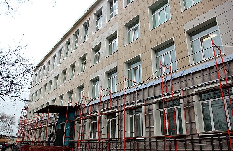 Реконструкция фасадов школ