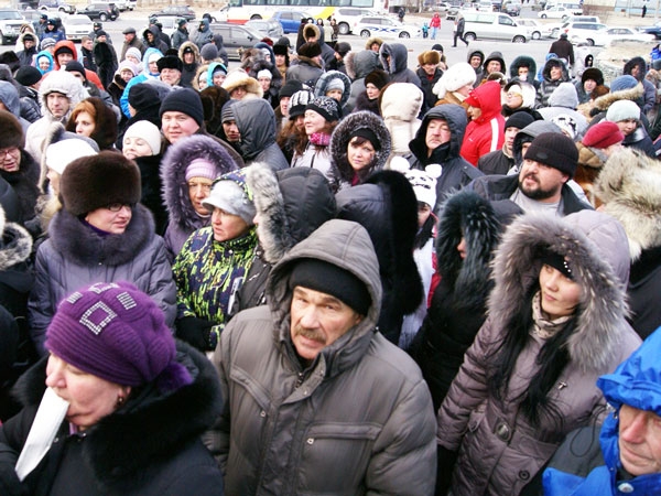 Отчаявшиеся жители поселка Врангель в Приморье вышли на митинг
