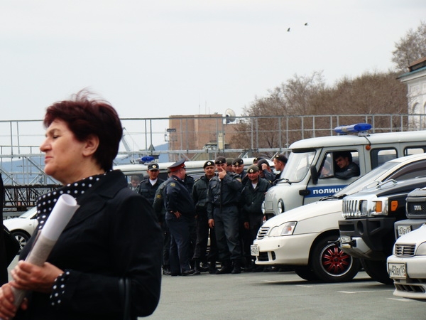 Наряд полиции в готовности