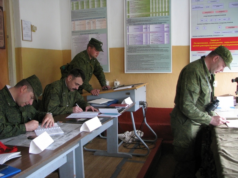 Заключительным этапом сборов стало проведение зачетов по командирской подготовке