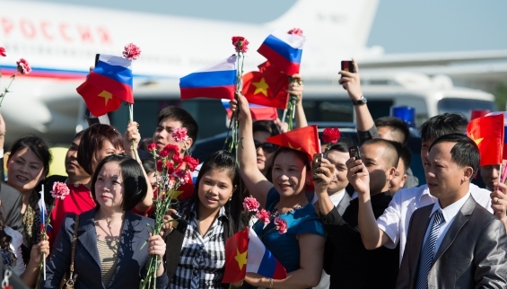 Встреча президента Вьетнама