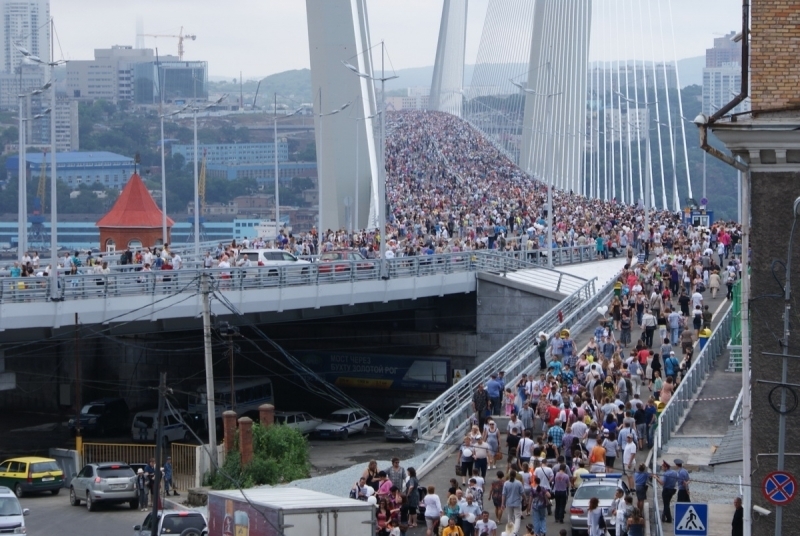 Открытие моста