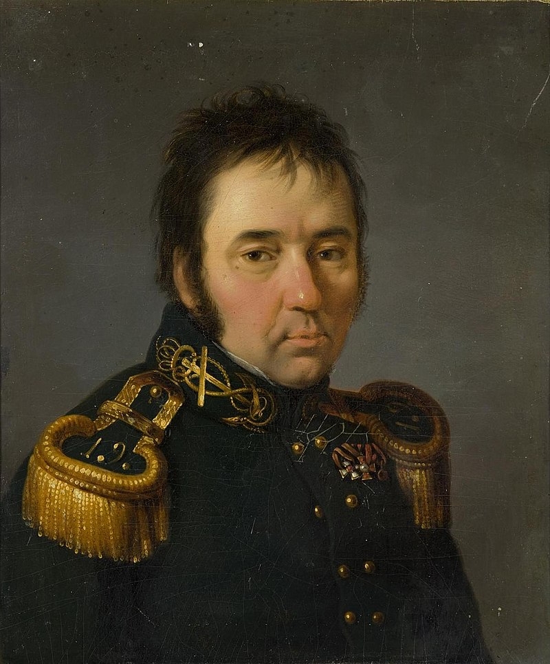 Портрет капитана 1-ранга В. М. Головнина, работа Ореста Кипренского, 1815