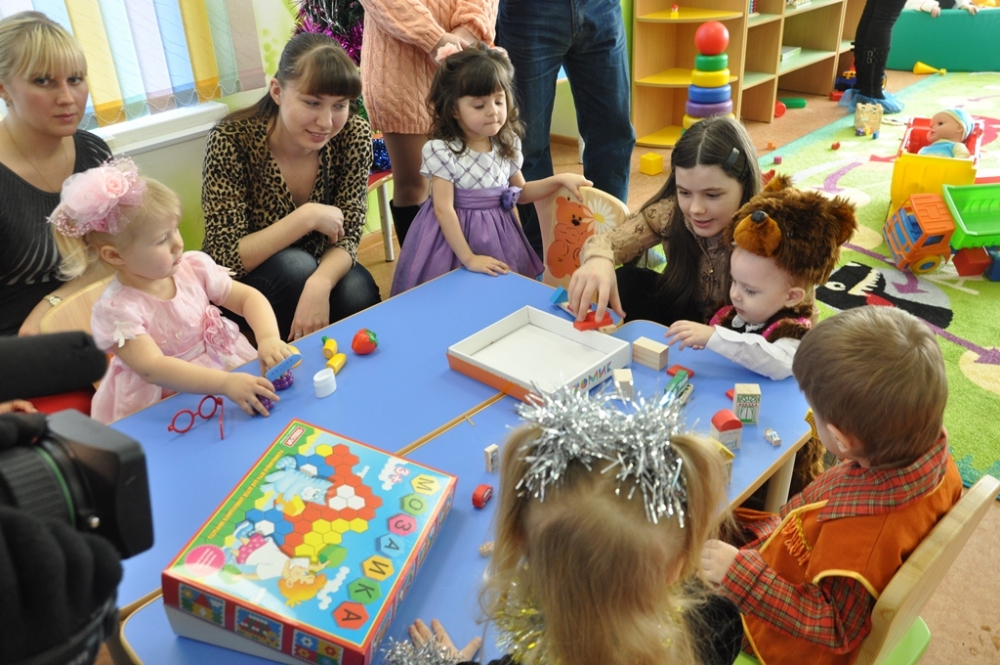Дети уже занимаются