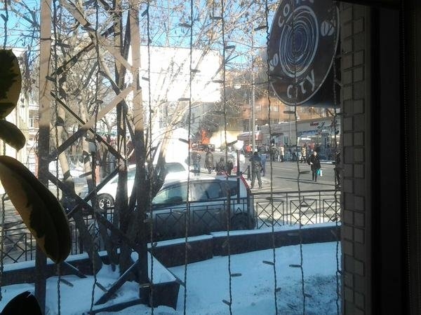 Взрыв внедорожника во Владивостоке