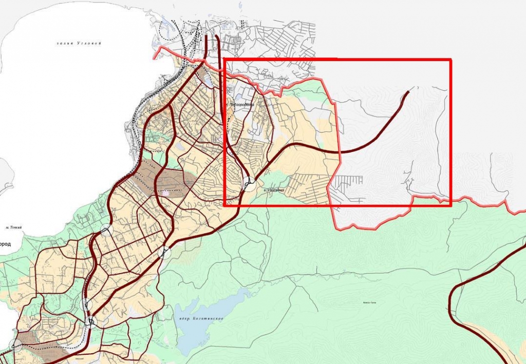 План застройки пригорода владивостока