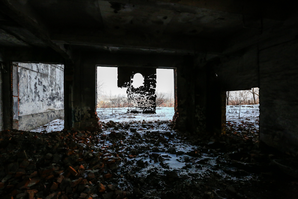 Сооружения фабрики были самыми высокими в городе