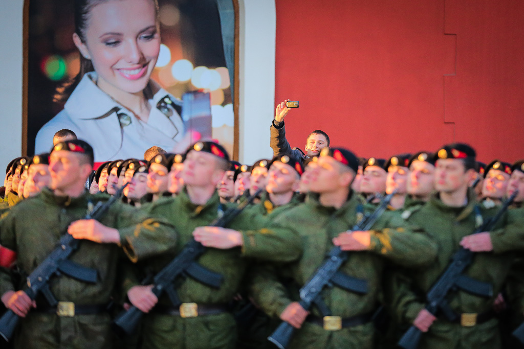 За репетицией наблюдали горожане