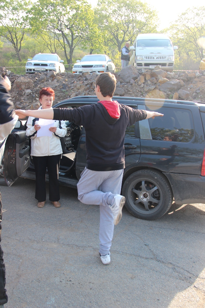 Медицинский осмотр участников, Фото с места события собственное