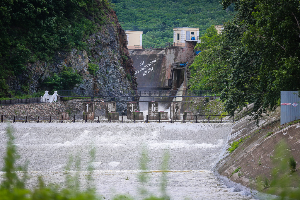 Водохранилище после дождя, Фото с места события собственное