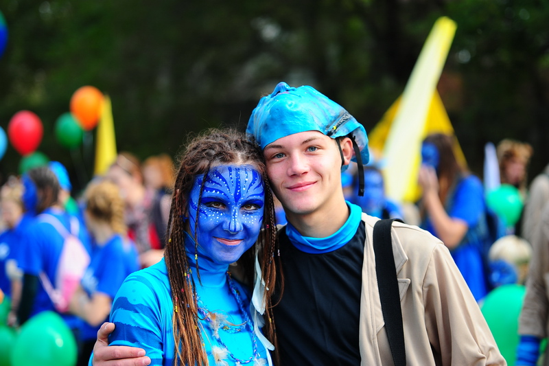 Синяя тигрица, Фото с места события собственное