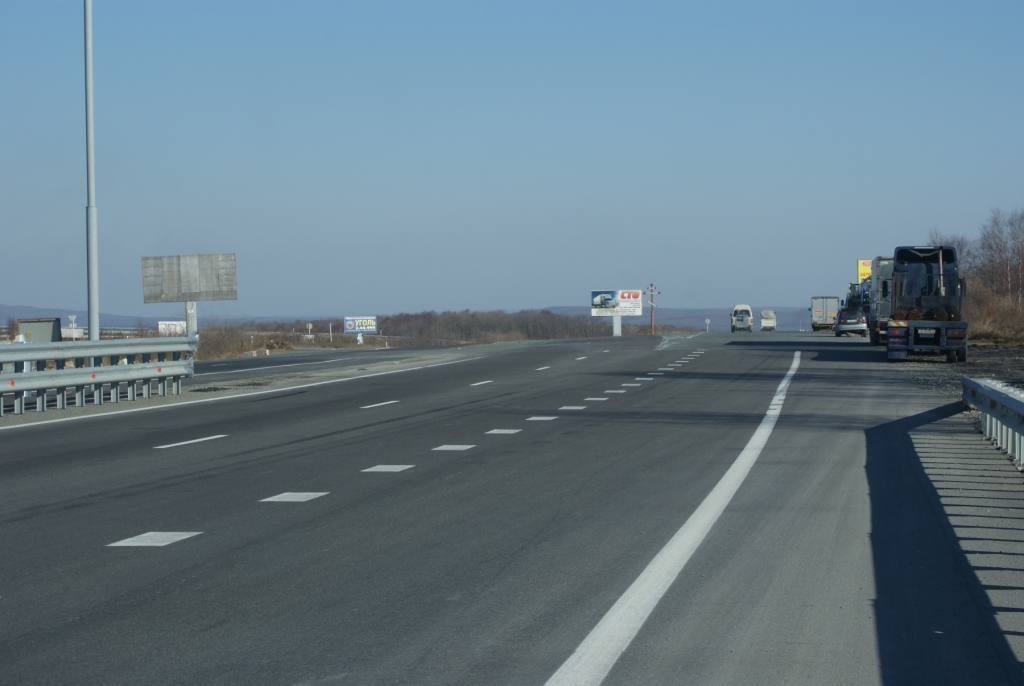 Конец нового участка, км 95, Фото с места события собственное