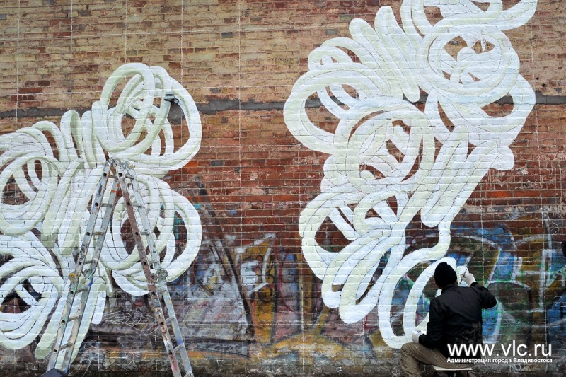 Роспись "Молекулы ДНК", Фото с места события из других источников