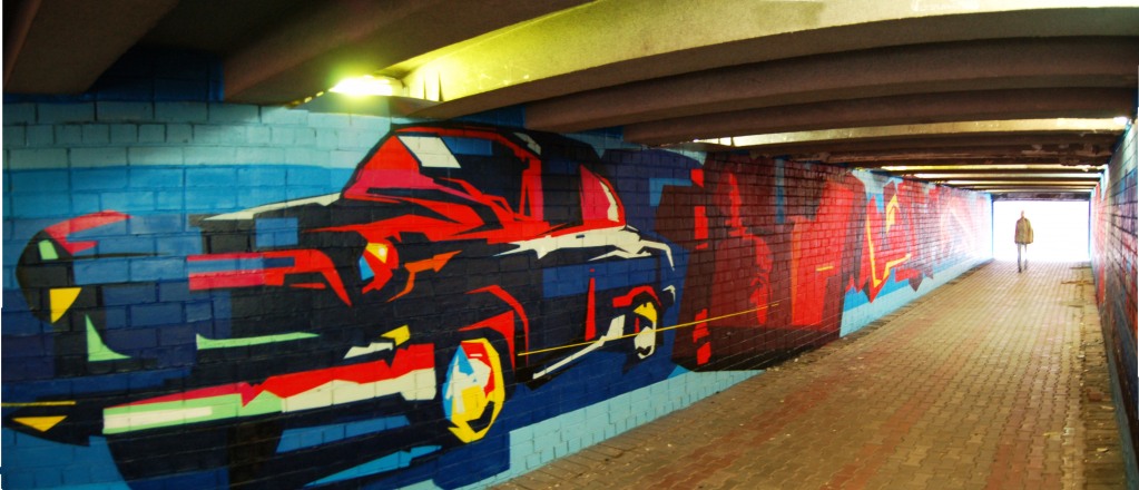 Роспись в пешеходном переходе в районе проспекта 100-летия Владивостока,46, Фото с места события из других источников