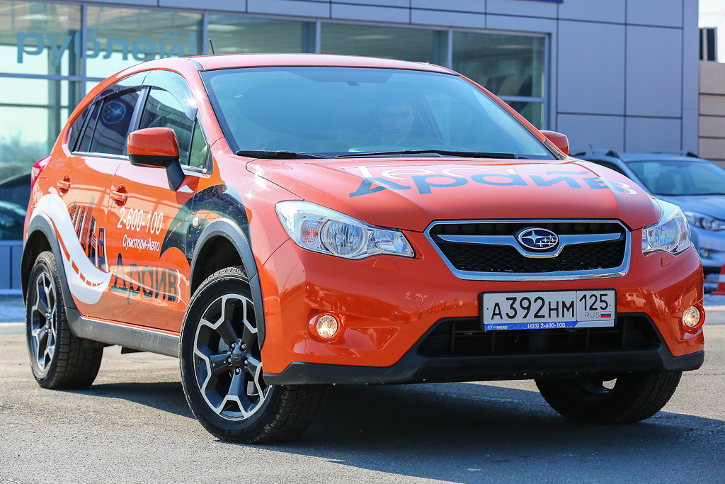 Subaru XV, Фото с места события собственное